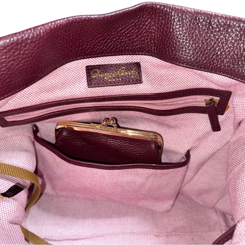 Dooney & Bourke Red Leather Bag and Wallet Set Look closely at pics - Picture 15 of 16